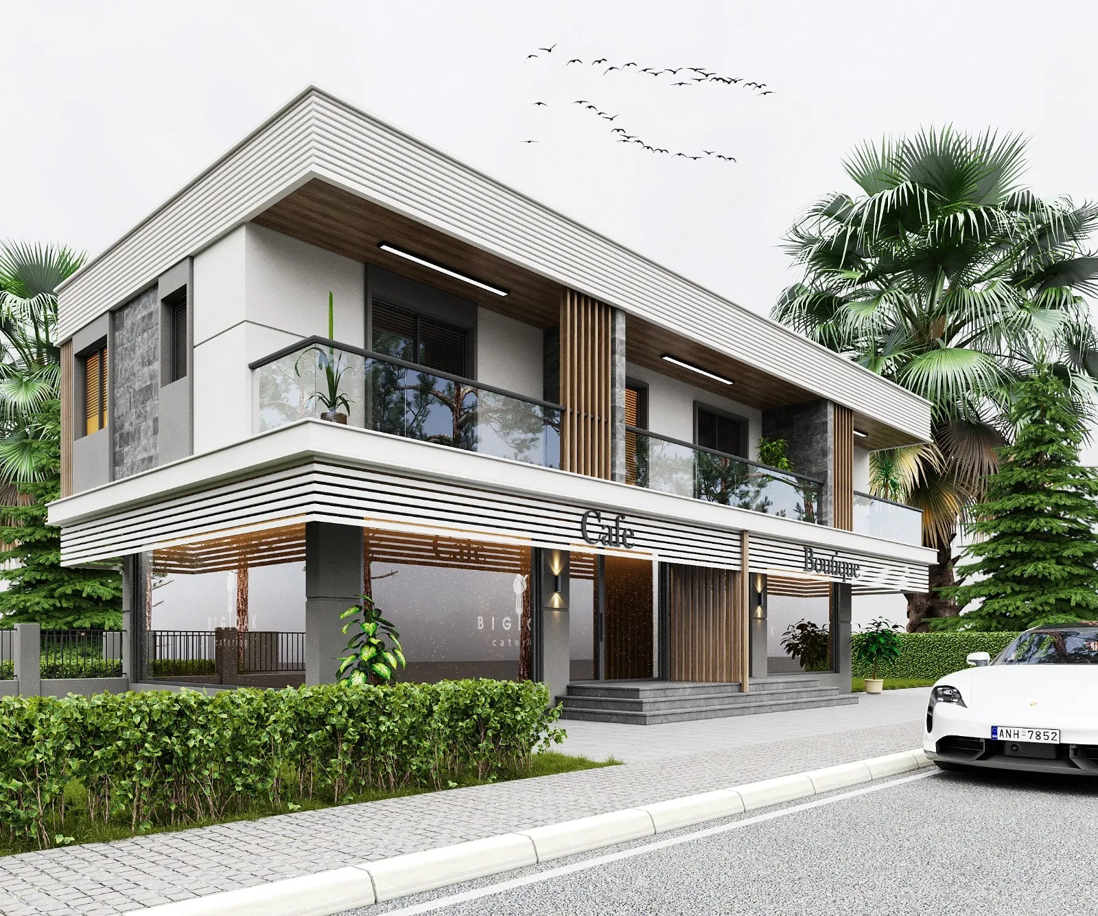 Kalkan Yapı Atlas Cadde Körfez Mimarlık Peyzaj Detayı